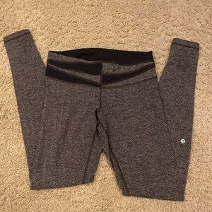 Lululemon Herringbone Patterned Leggings